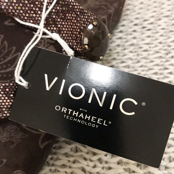 NIB Vionic Cocoa Sandals in Bronze Snake - Picture 13 of 16